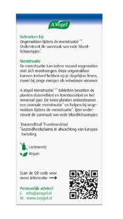 A.Vogel A. Vogel Menstruatie Tabletten   IJzer 30ST