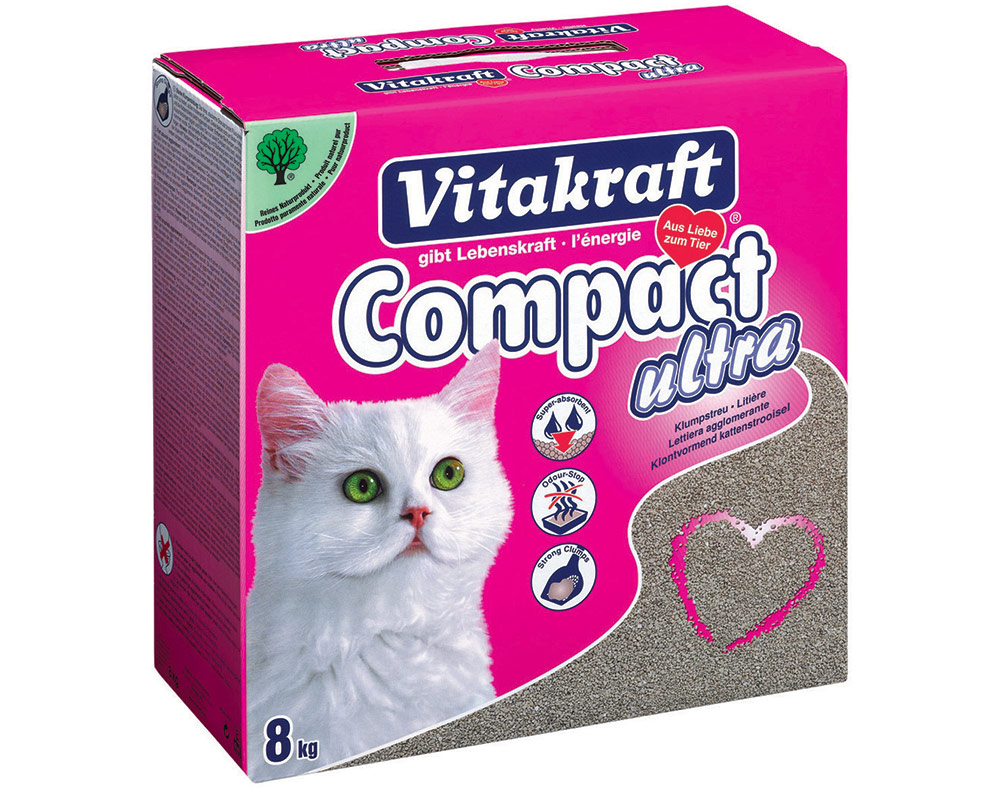 ABSORVENTE PARA GATOS VITAKRAFT ULTRA AGLOMERANTE 8KG
