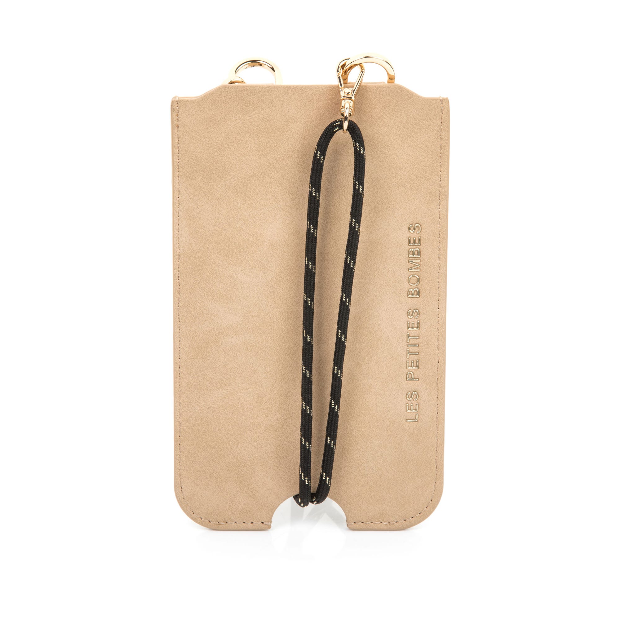 Pochette pour téléphone beige