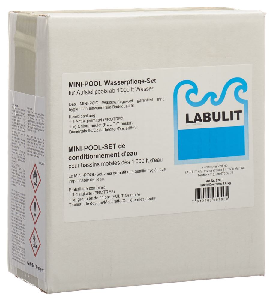 LABULIT Mini Pool Pflegeset<br>2 kg, mit Pulit G/Erotrex