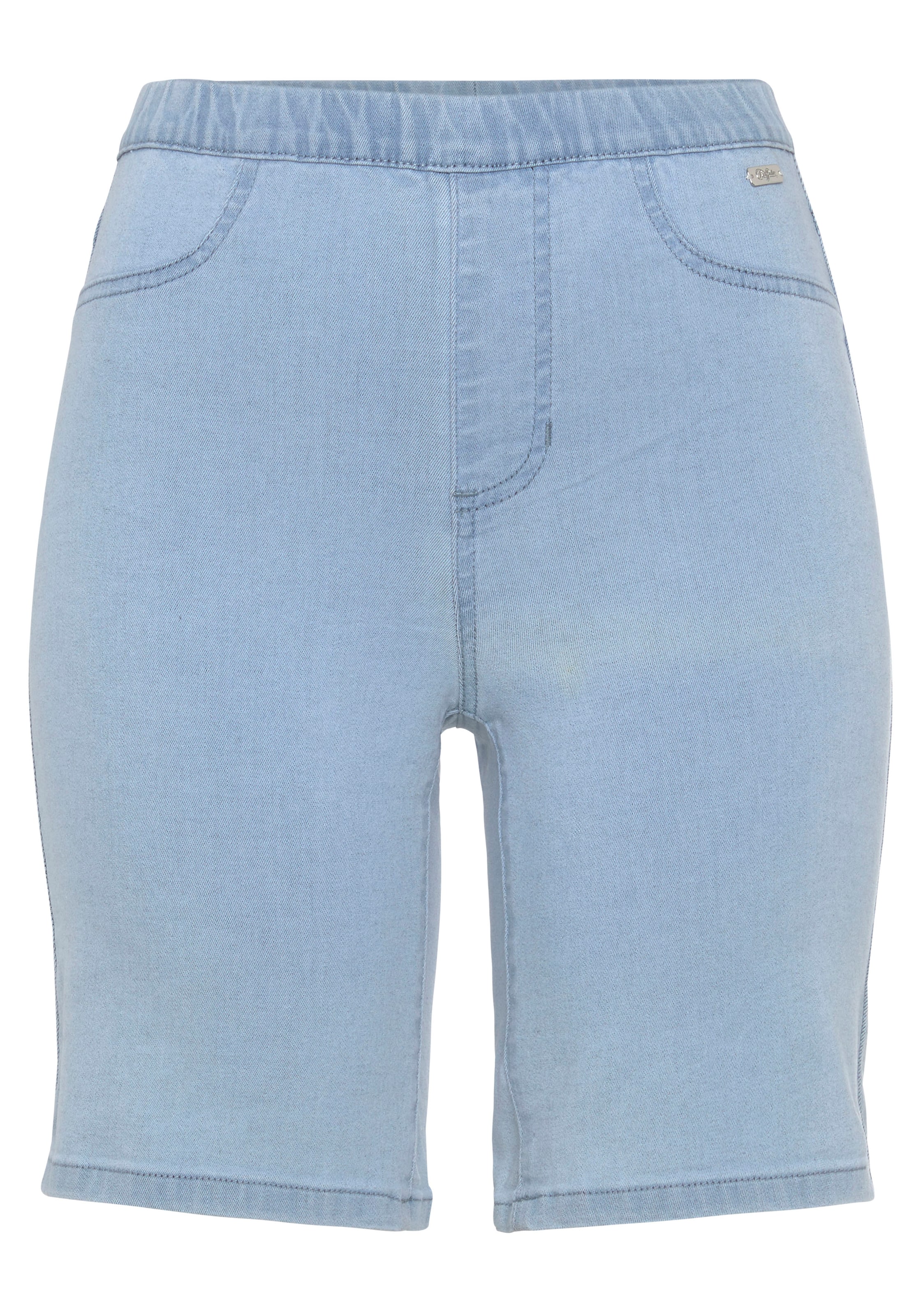 Buffalo Bermudas  im elastischem Denim mit zwei Gesässtaschen