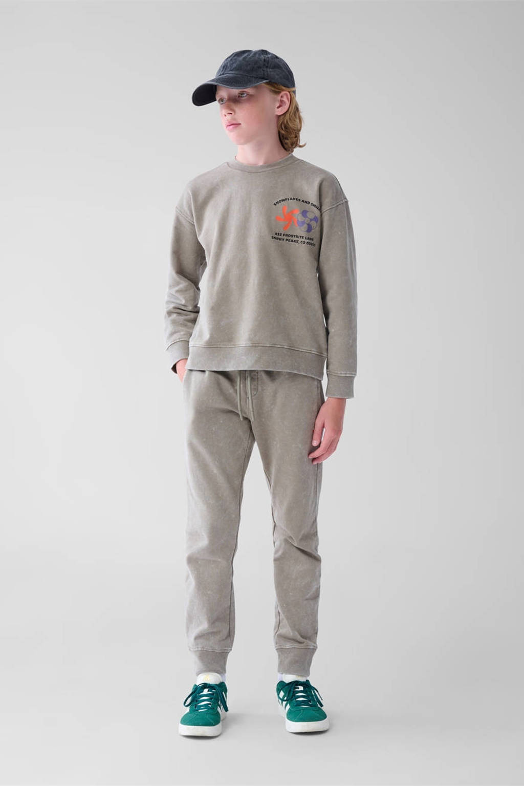 Shoeby regular casual broek taupe