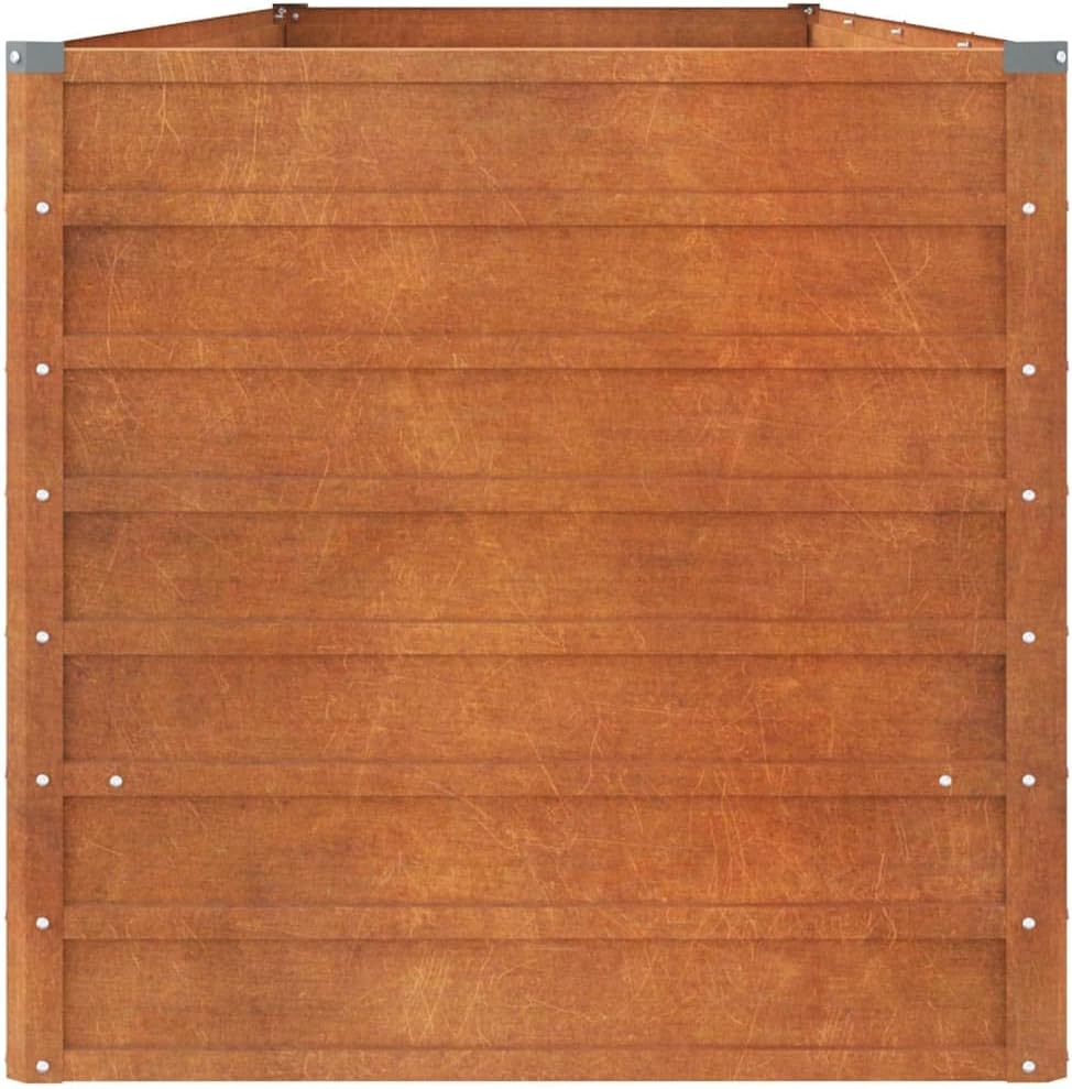 Hochbeet Cortenstahl Hochbeet for Graten 320x80x77 cm Rostig