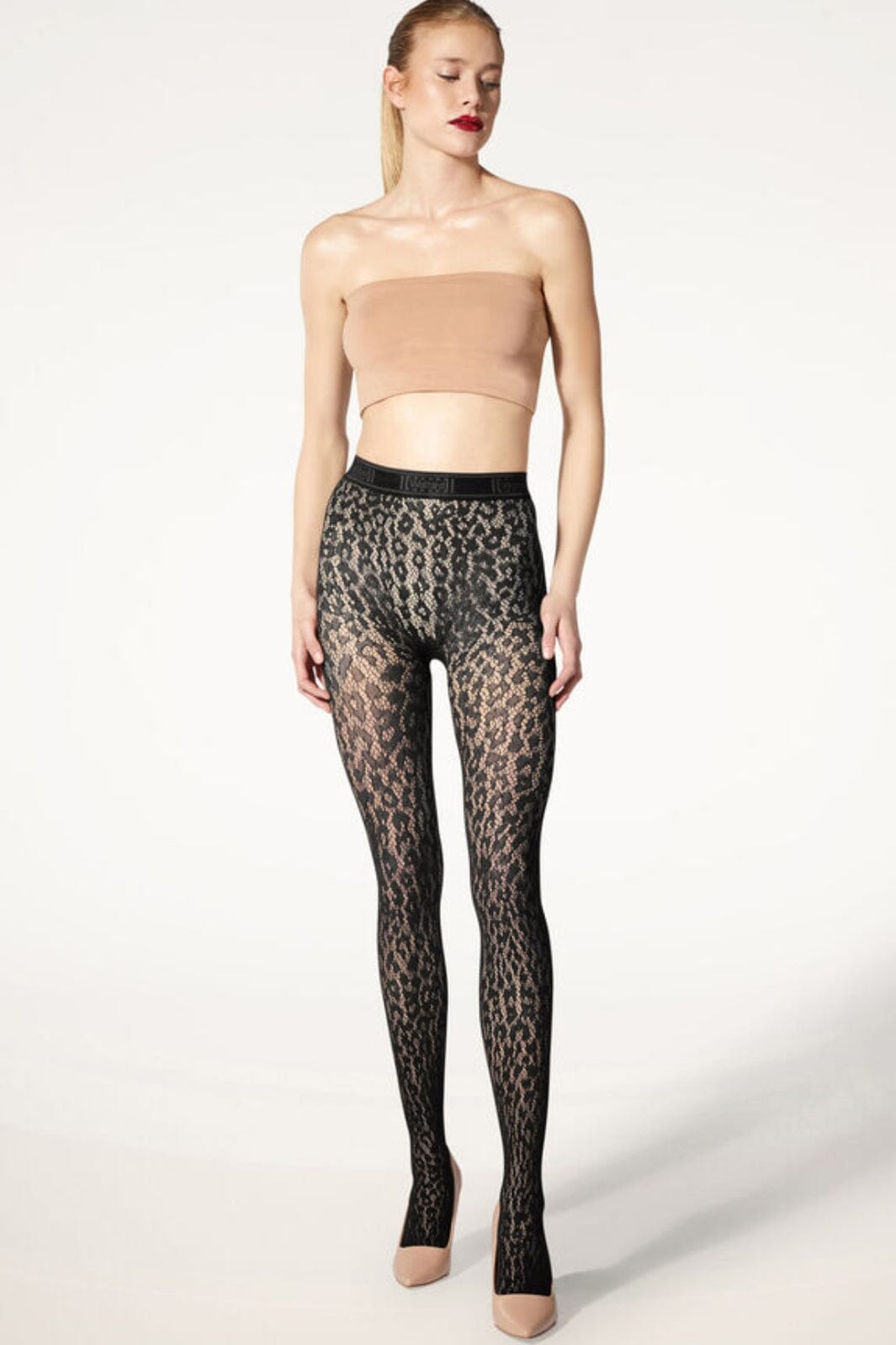 Wolford Leo Lace Tights