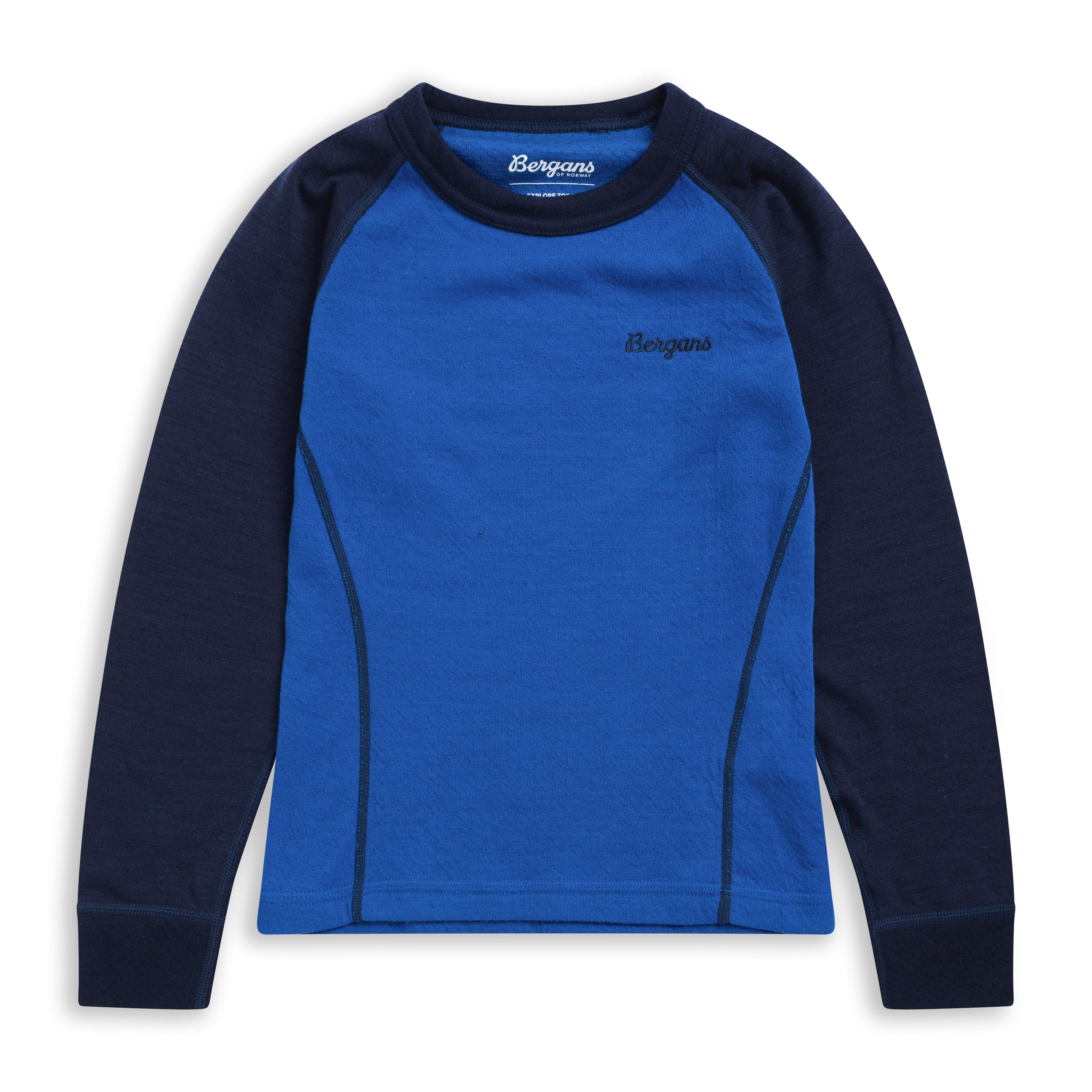 Inner:Dual Merino Kids Long Sleeve Olympic Blue / Navy Blue
