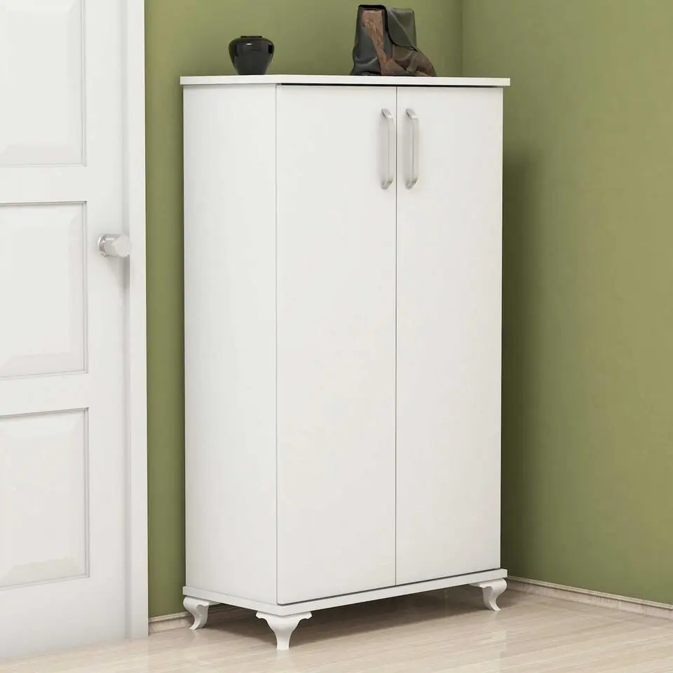 Emob Almaren Schoenenkast - 100% Melamine Gecoat - 18mm Dikte - Wit