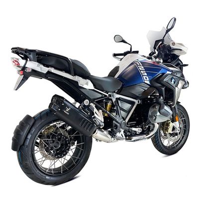 Silencieux Ixrace TITAN BLACK EMBOUT CARBONE - Gris / Noir