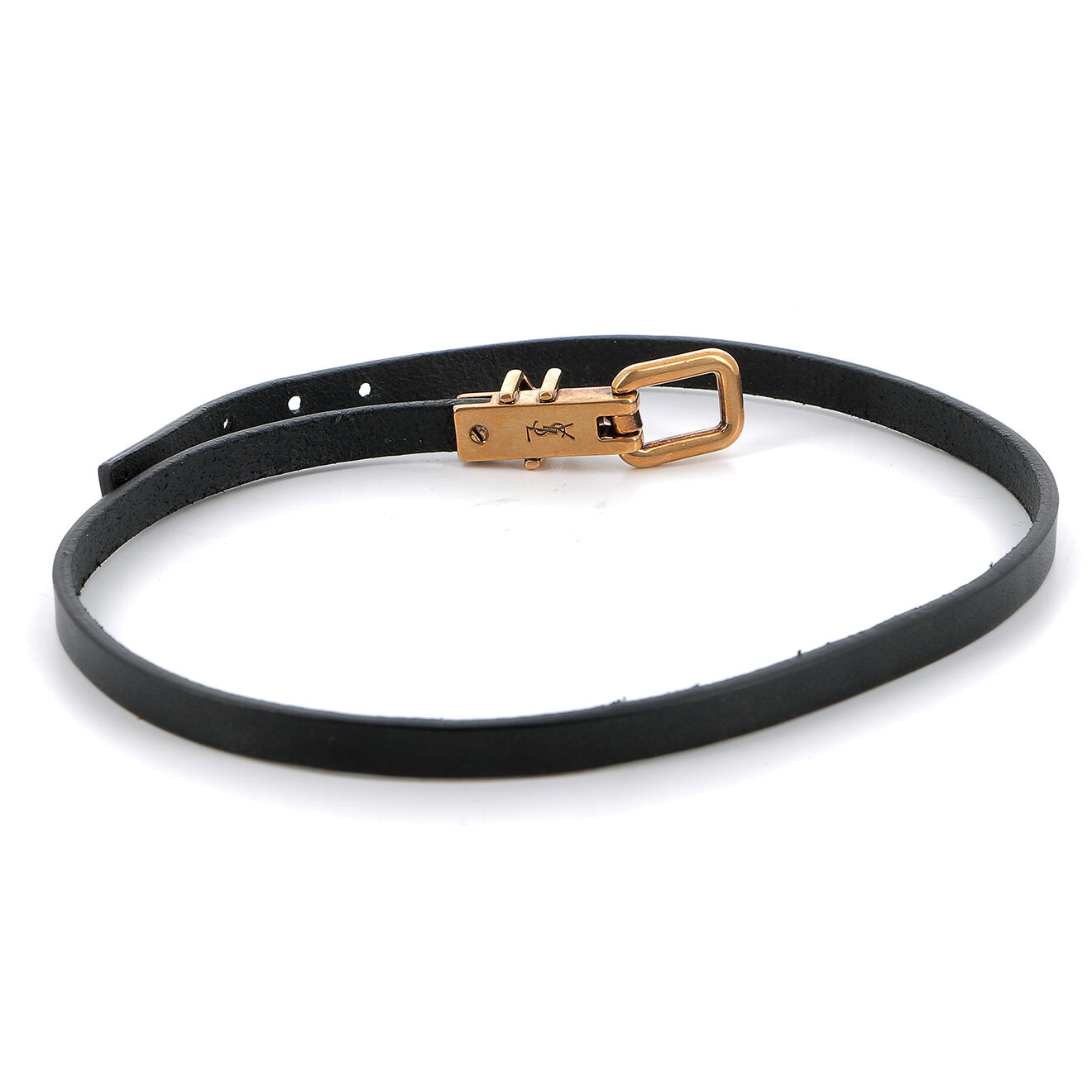 Saint Laurent Bracelet saint laurent en Cuir noir Parfait état