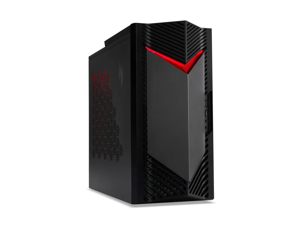 Acer Nitro 50 N50-656 - Tower gaming - Core i7 i7-14700F / op til 5.4 GHz - RAM 16 GB - SSD 512 GB - NVMe - GeForce RTX 4060 - IEEE 802.11ax (Wi-Fi 6E), Bluetooth, Gigabit Ethernet - Win 11 Home - skærm: ingen