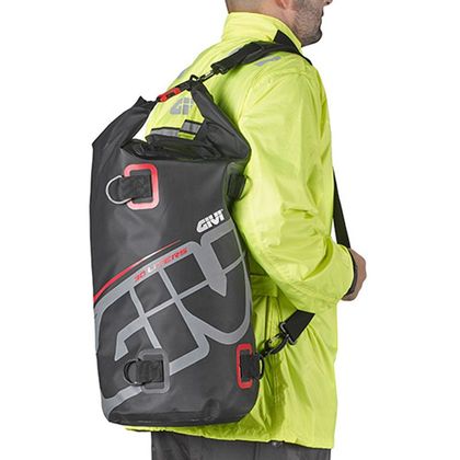 Sacoche de selle Givi EA114GR (30 LITRES) Universel - Noir / Rouge