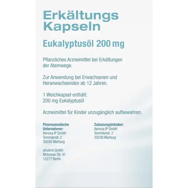 Erkältungs Kapseln