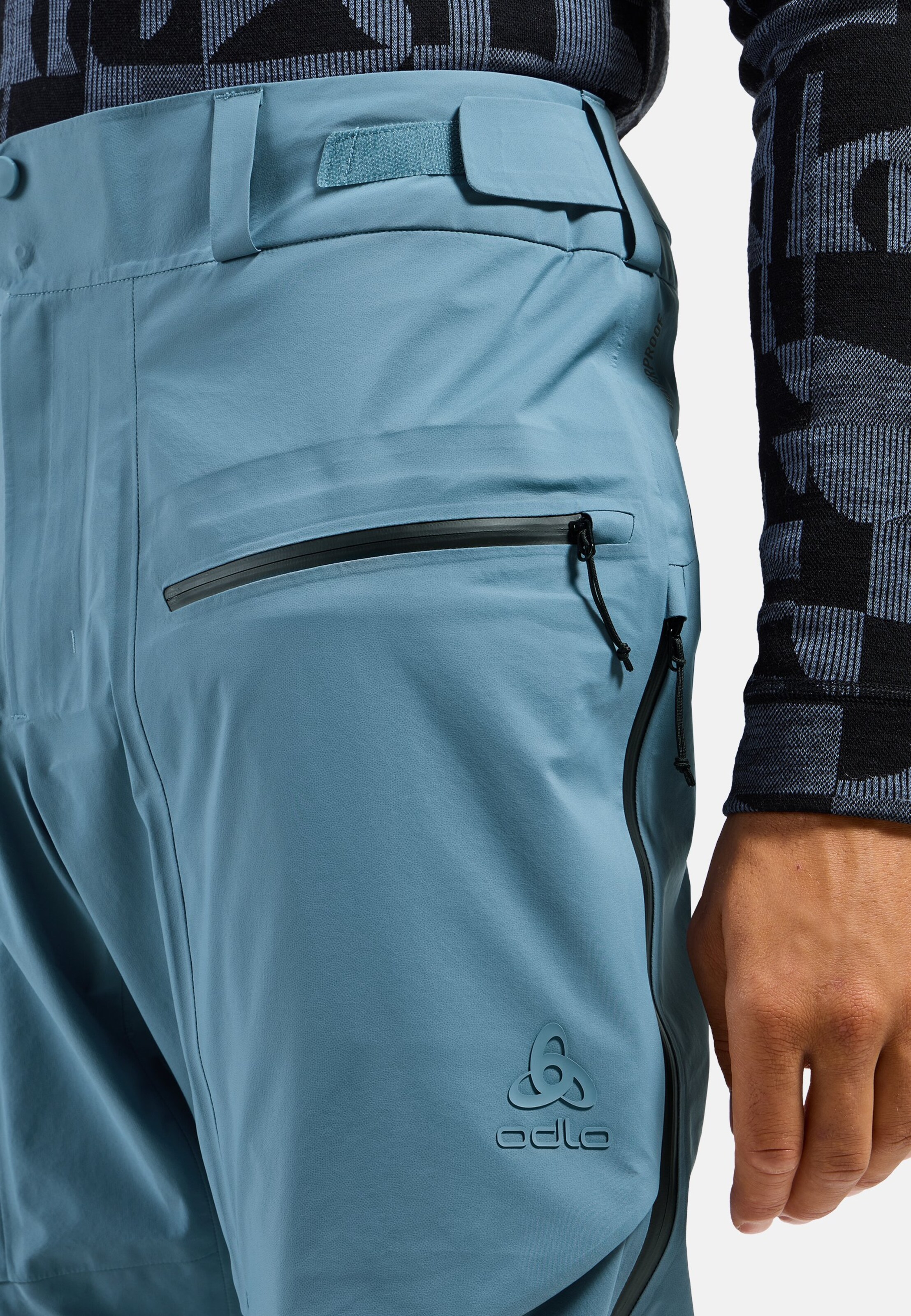 X-Alp 3L Hardshell-Skihose in provincial blue