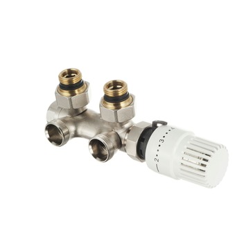 Sanivesk thermostatisch H-blok Recht en Haaks 1/2