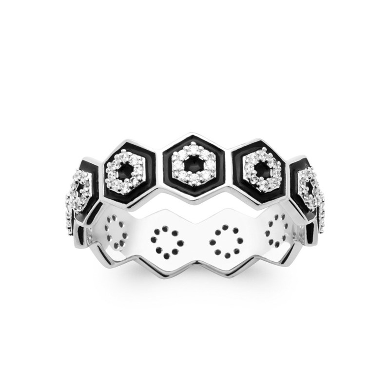 Bague Femme - Argent 925 - Email