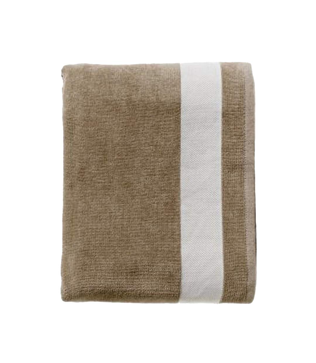 SOLS Lagoon - Serviette de plage (Beige/Blanc) (Taille unique) - UTPC2399