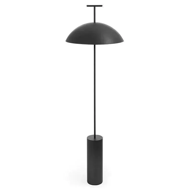 Modern Minimal Metal Simple Floor Light (Black & Red)| Nordic style Designer Mushroom standing Lamp