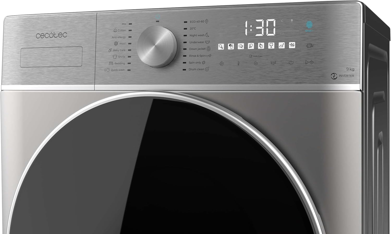 Lave-linge à chargement frontal Cecotec 9kg Bolero DressCode 9800