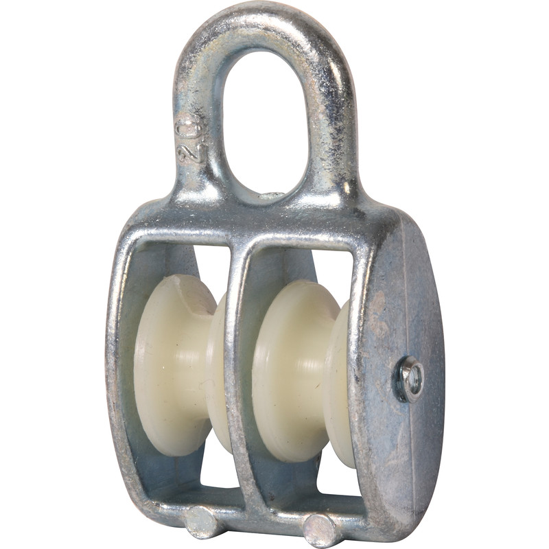 DX katrol verzinkt 6x20mm duplex