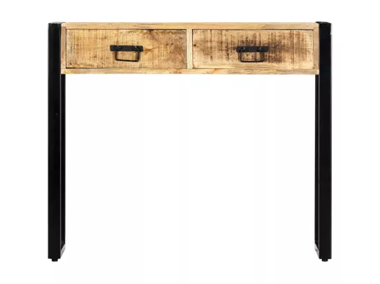 Table console 90 x 30 x 75 cm Bois de manguier massif