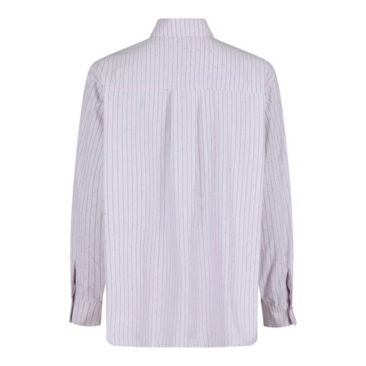 Neo Noir Dalma Stripe Stone Skjorte, Rose Glitter, 40