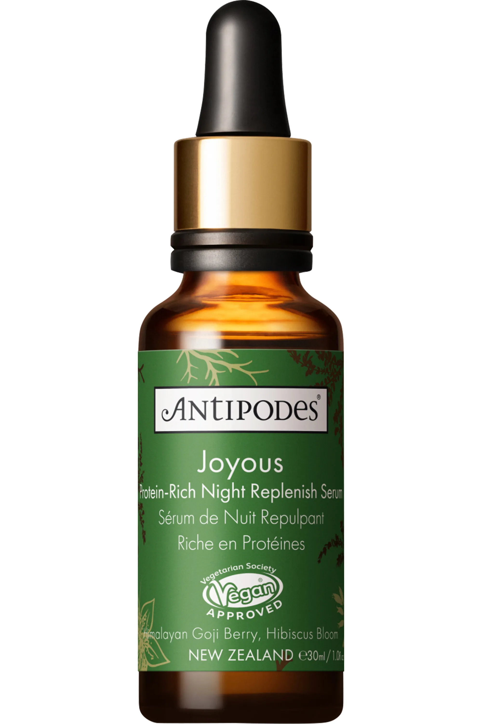 Antipodes Sérum de nuit anti-âge & repulpant Joyous-30 ml