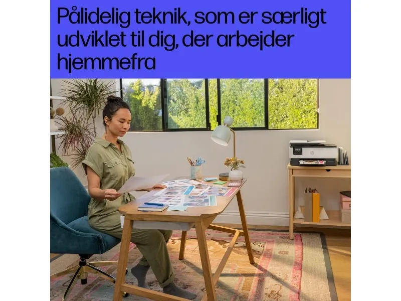 HP Officejet Pro 8125e All-in-One - Multifunktionsprinter - farve - blækprinter - Legal (216 x 356 mm) (original) - A4/Legal (medie) - op til 12 spm (kopiering) - op til 20 spm (udskriver) - 225 ark - USB 2.0, Wi-Fi(ac), LAN - mørk surf blå
