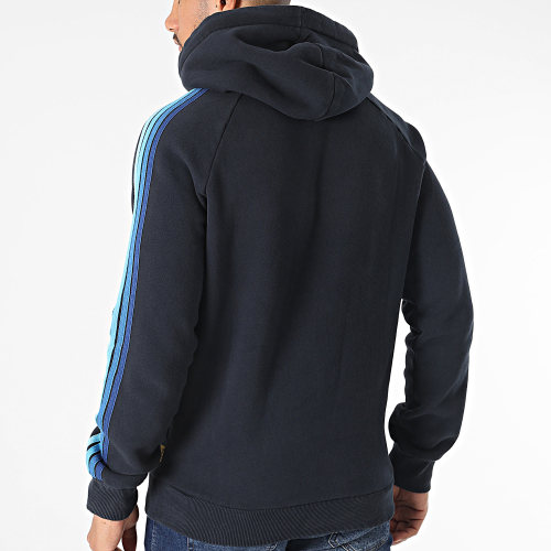Sweat Capuche Stripe Logo M2013169A Bleu Marine