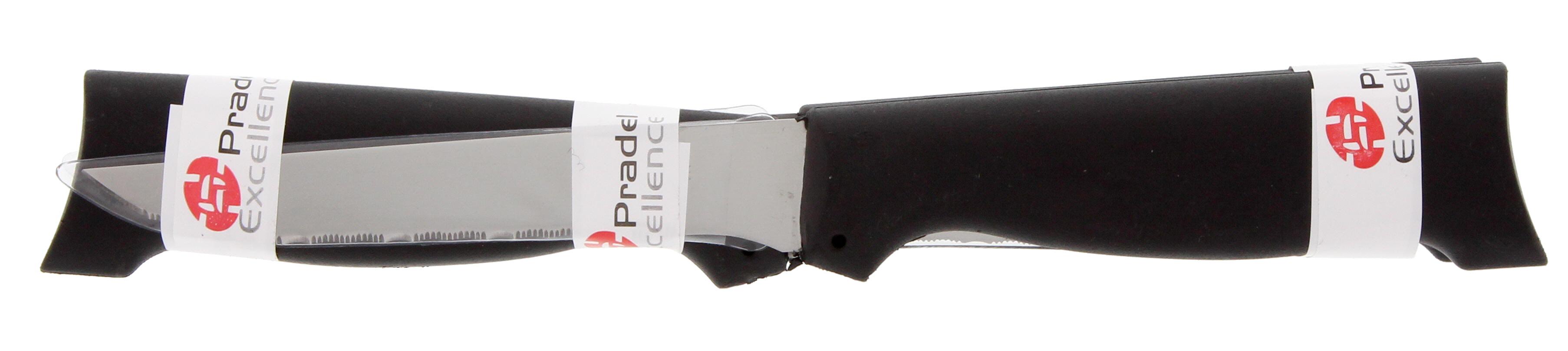 LOT 3 COUTEAUX COTES A L OS MICRODENTES MANCHE POLYPROPYLENE