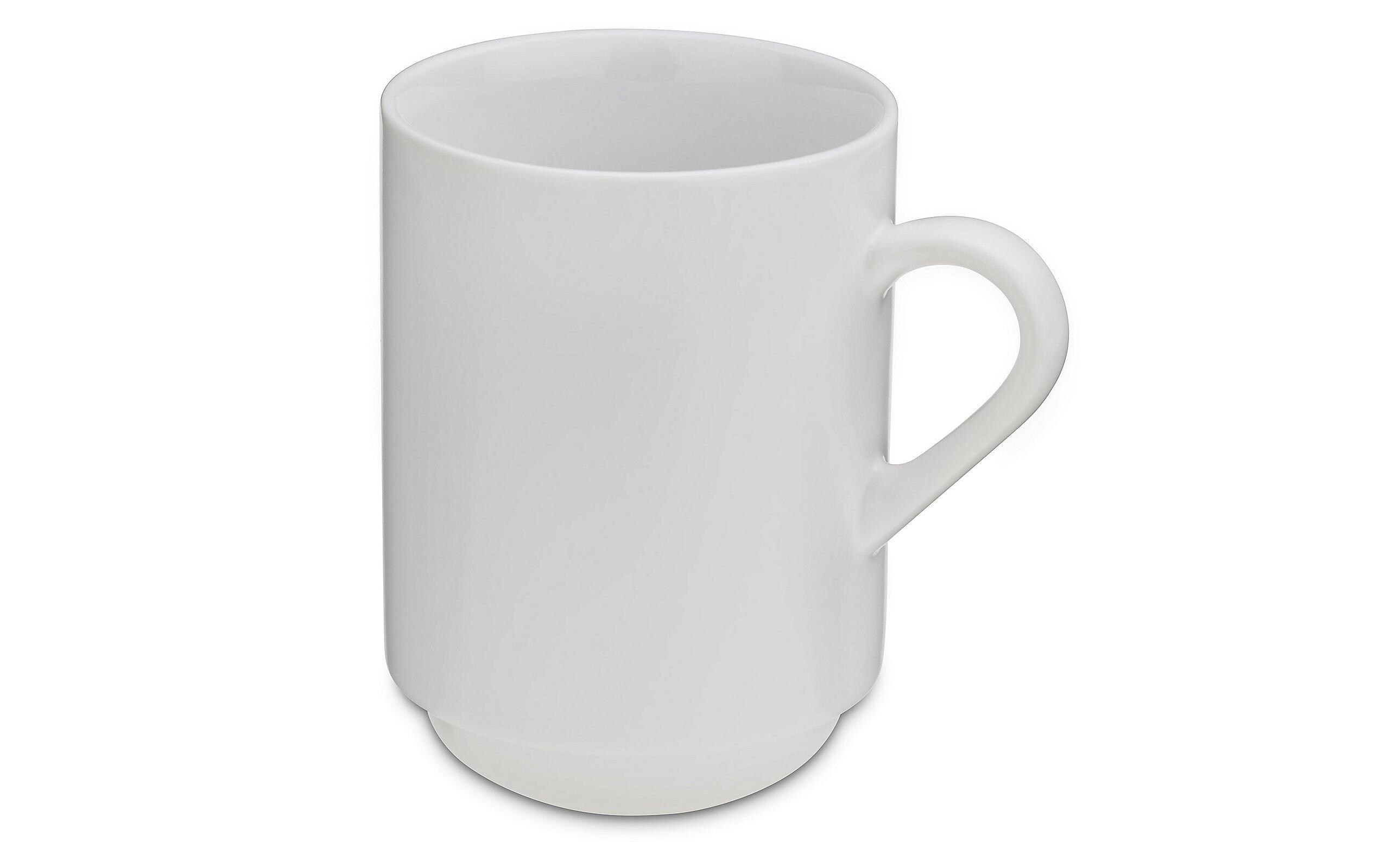 Kaffeetasse 300 ml, 2 Stück, WeissKaffeetassen-Set