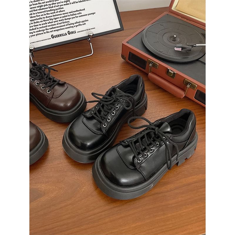 telijimi - Veterschoenen met platform