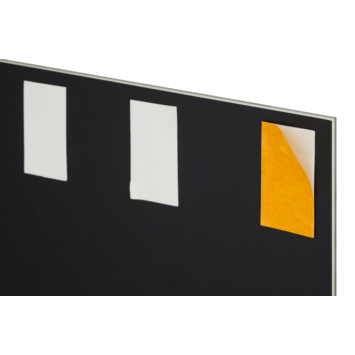 Haceka dubbelzijdige plakstrip spiegel 6 stuks 2.5 x 5 cm