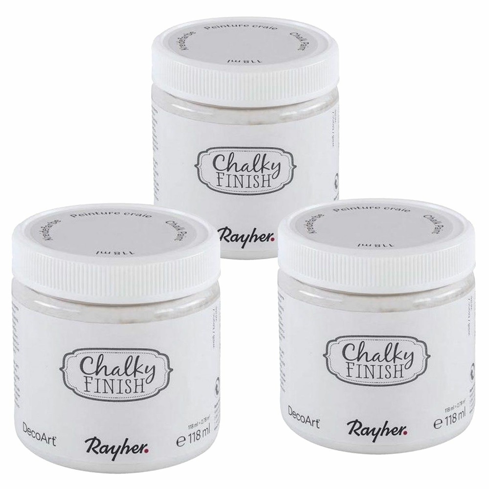 Peinture craie chalky finish 354 ml - blanc