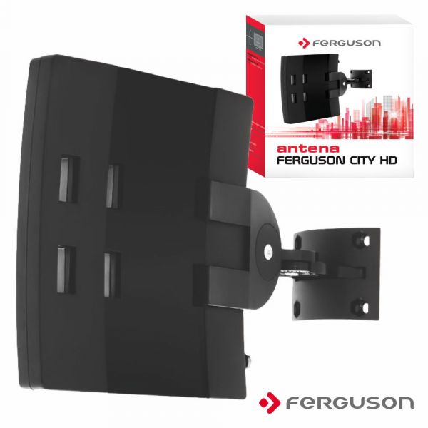 FERGUSON Antena Tdt Exterior Amplificada 28db