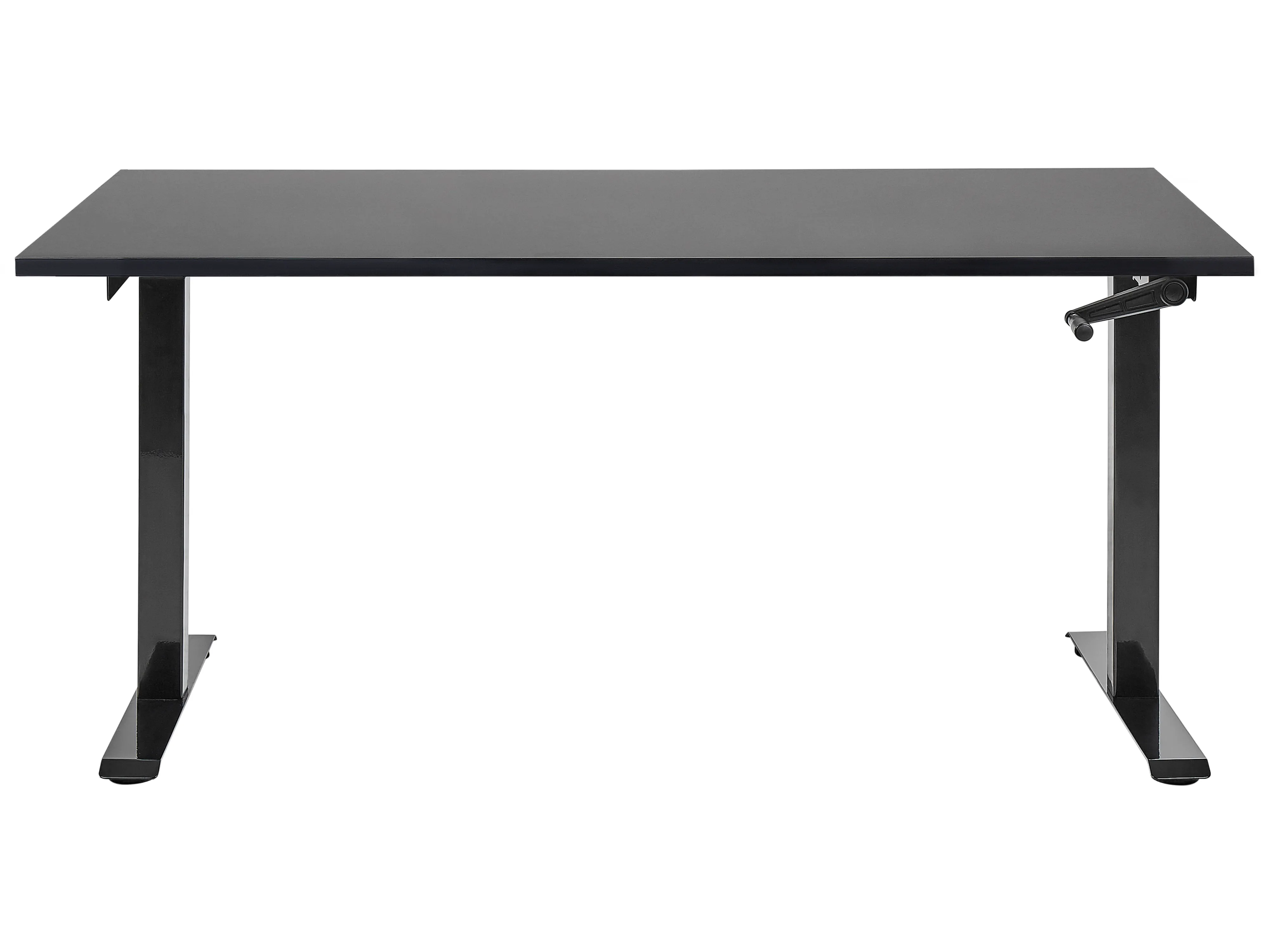 Handmatig verstelbaar sta-bureau DESTINES Zwart 160 cm 72 cm