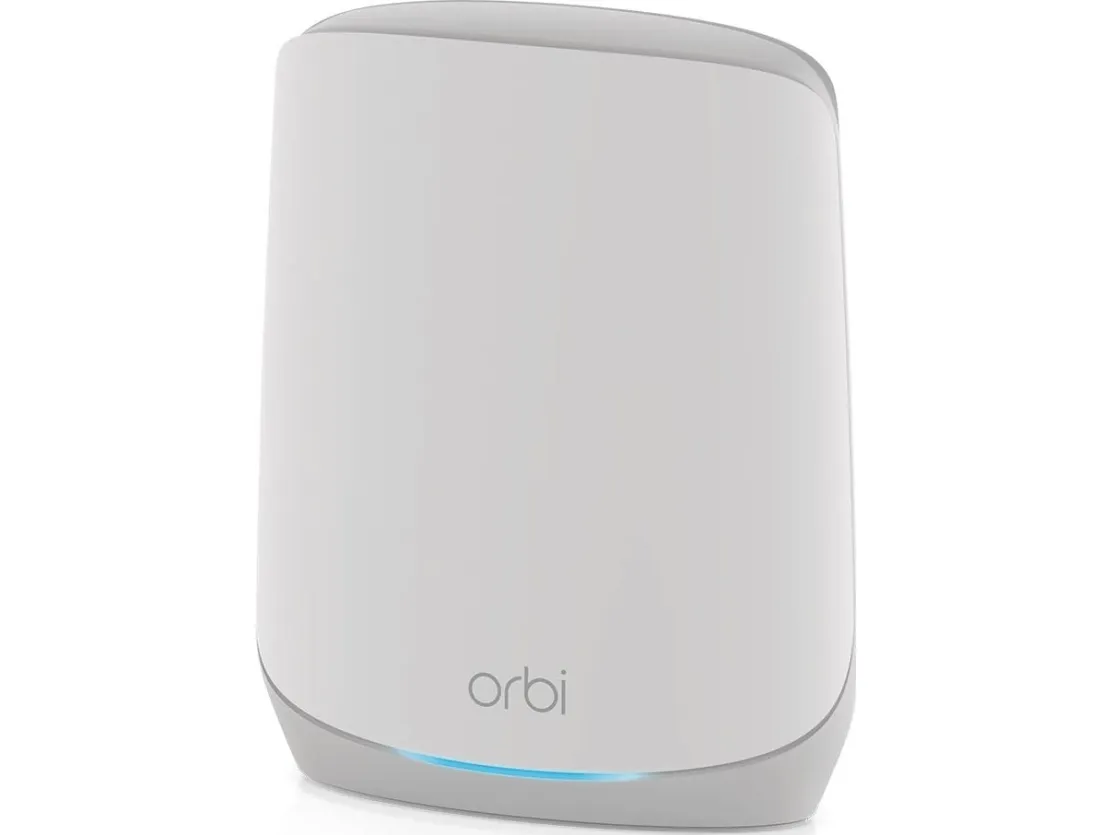 NETGEAR Orbi RBS760 - Wi-Fi-system - (forlænger) - op til 2000 sq.ft - mesh 1GbE, 2.5GbE - Wi-Fi 6 - Tri-Band
