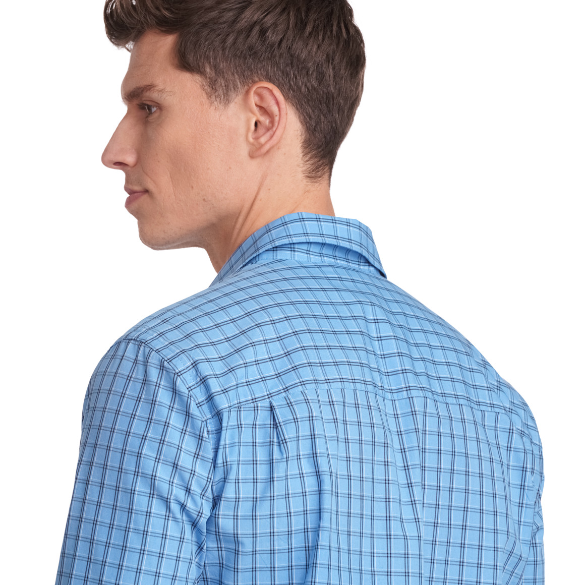VanVaan Herren Hemd mit Karos blau / schwarz