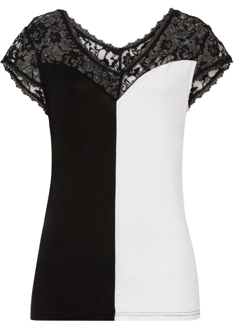 T-shirt à dentelle