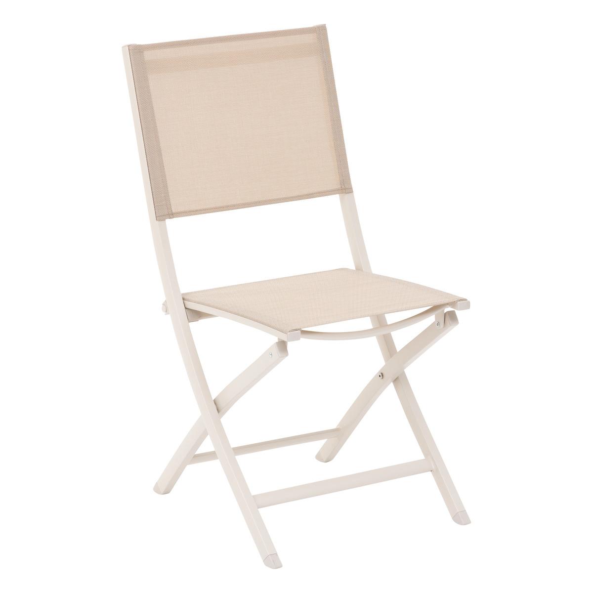 CHAISE ESSENTIA PLIANTE LIN ARGILE