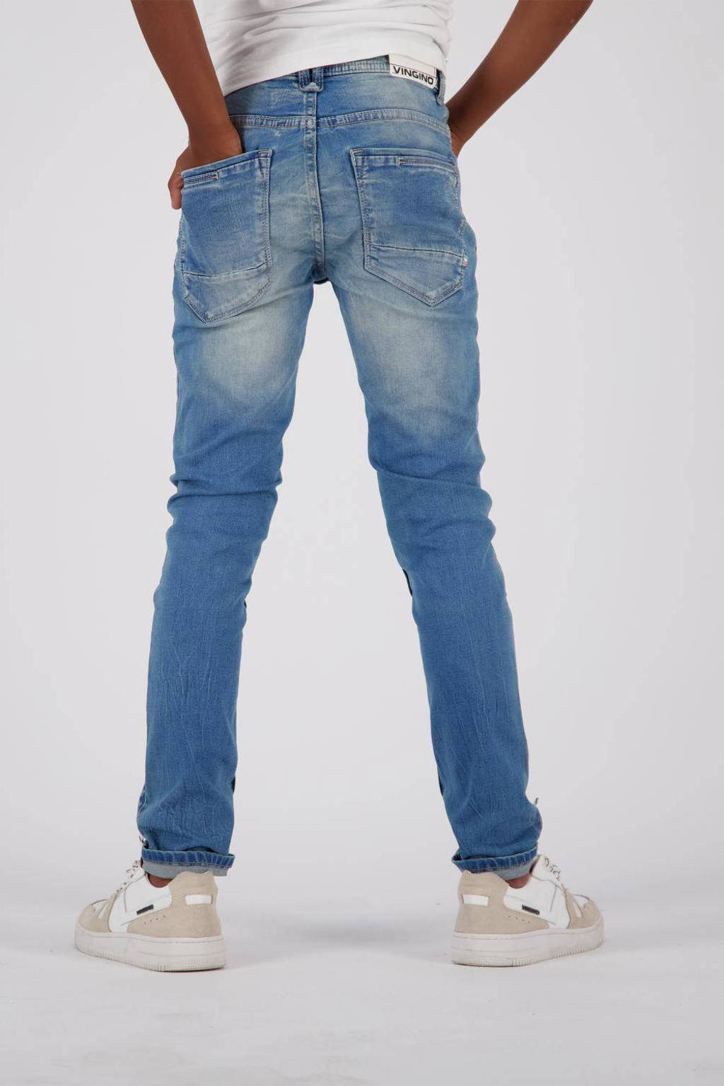 Vingino skinny jeans APACHE mid blue wash