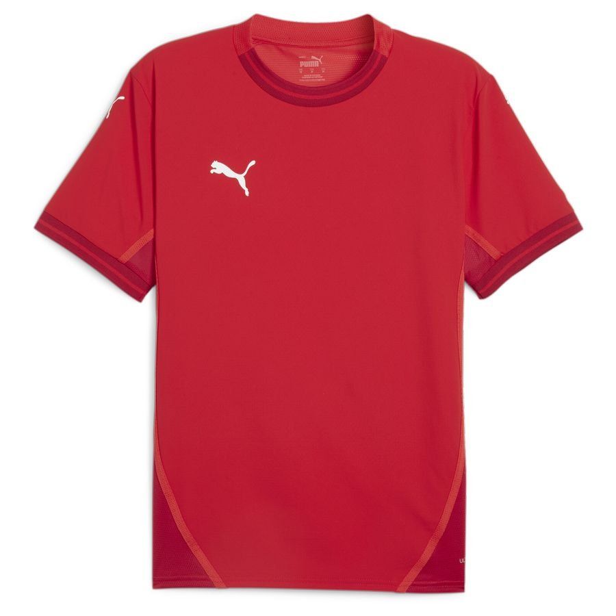 PUMA T-shirt d'Entraînement teamFINAL - Rouge/Blanc