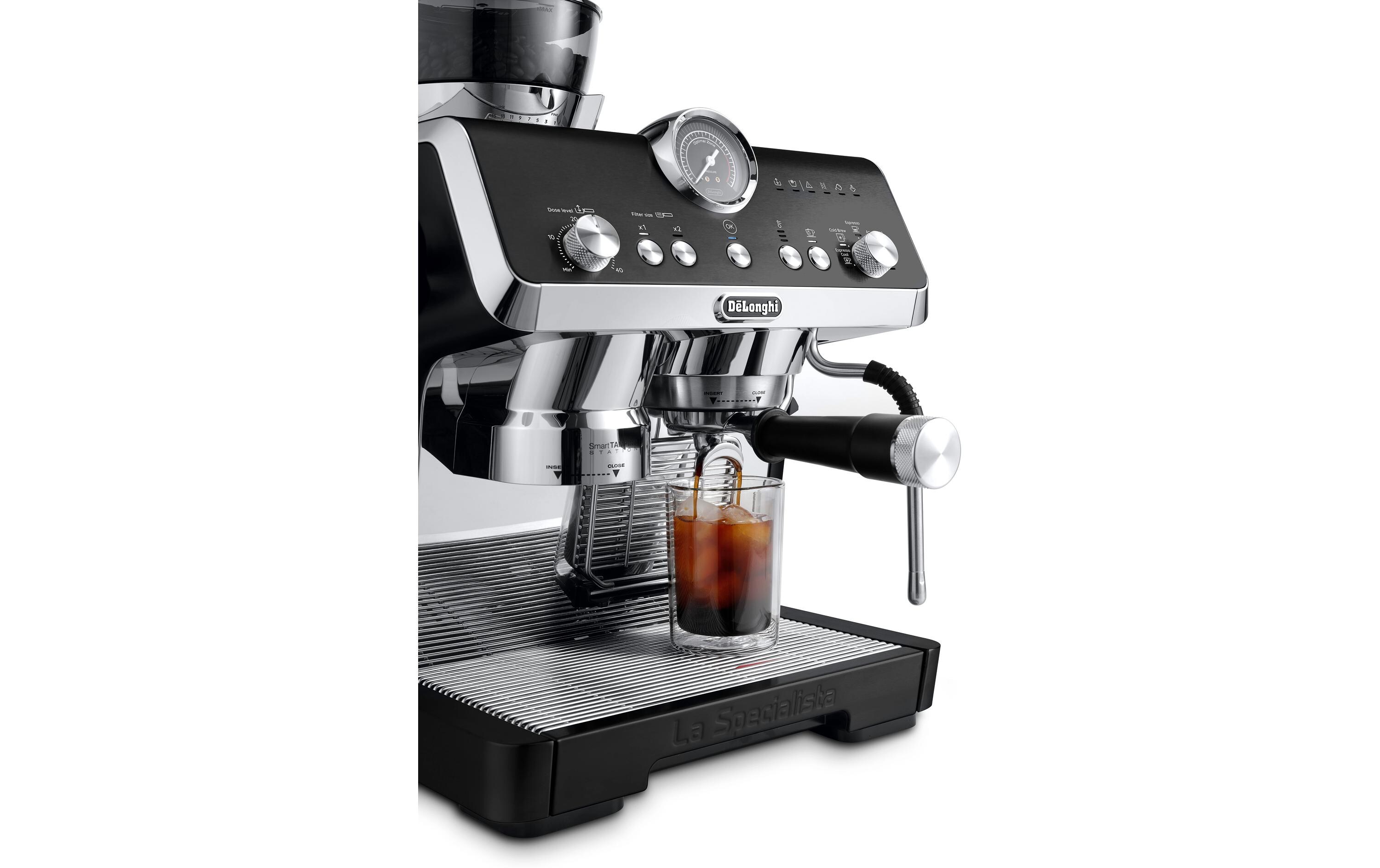 Siebträgermaschine La Specialista Opera Schwarz<br>Elegante Kaffeemaschine mit Siebträger