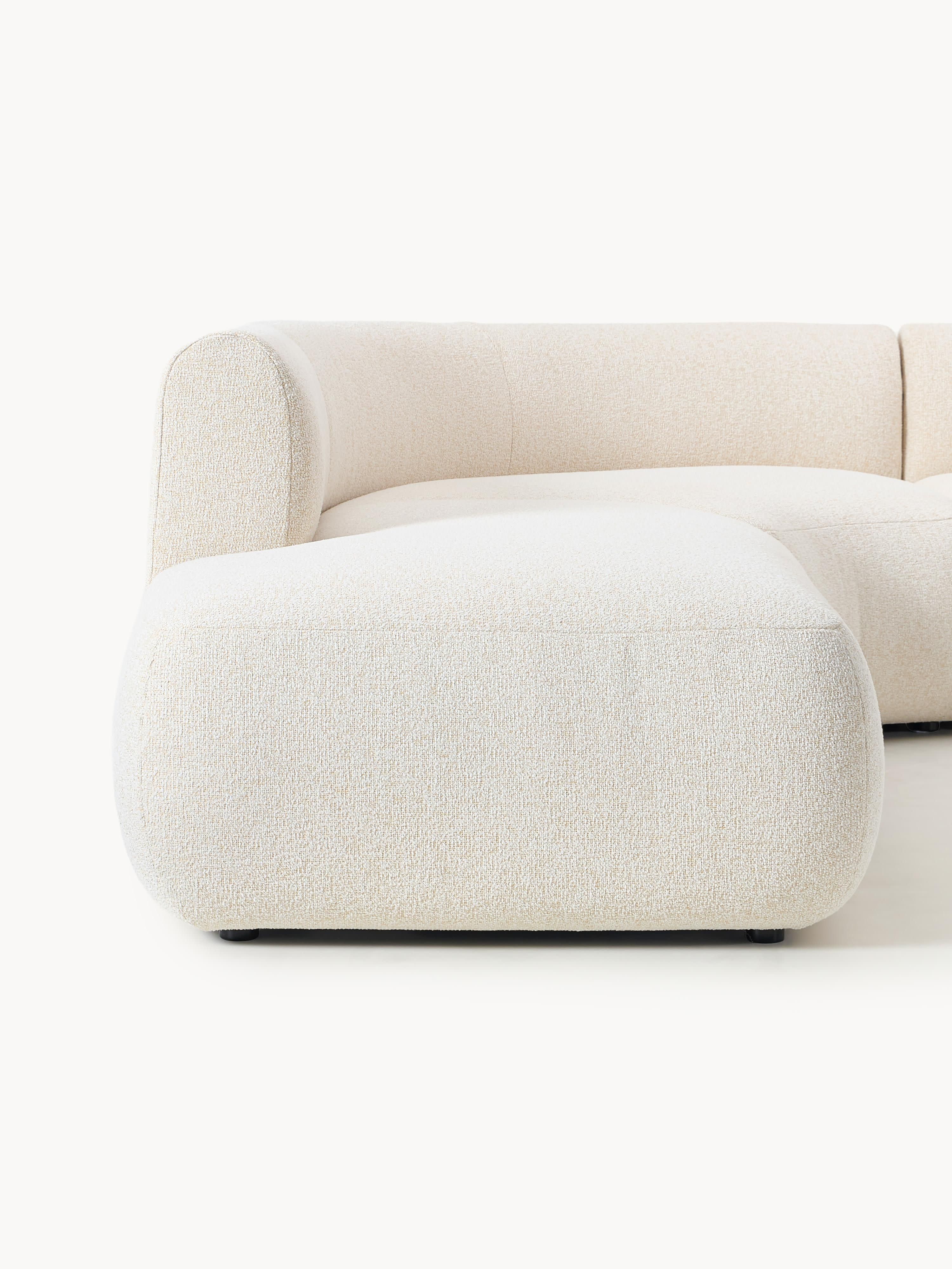Modulaire bouclé hoekbank Sofia (4-zits)