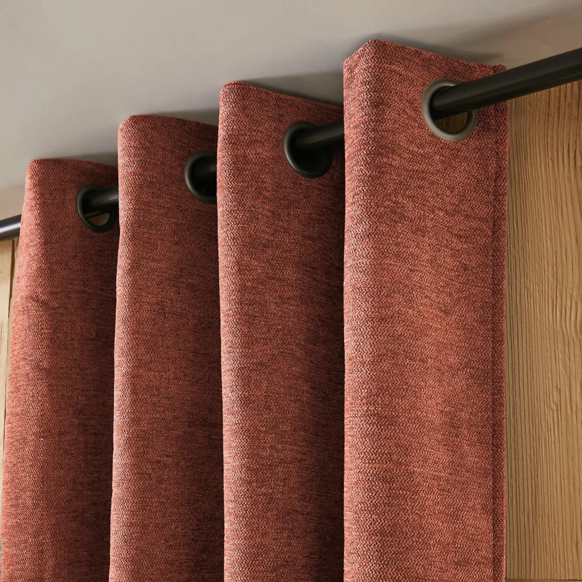 Rideau occultant isolant Total Blackout (140 x 240 cm) Magnus Terracotta
