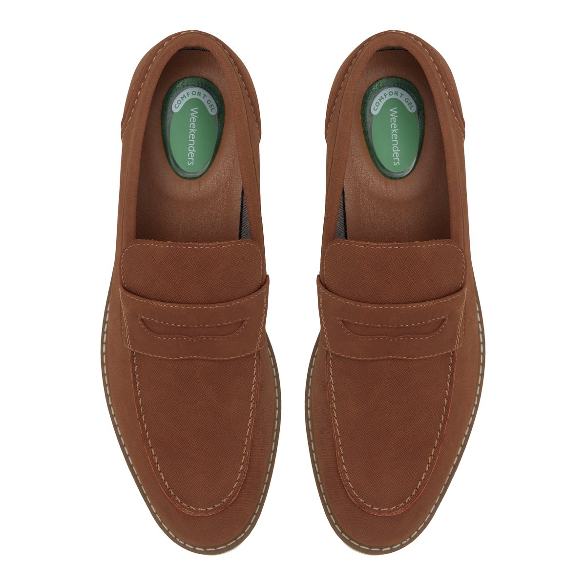 WEEKENDERS-Pividal-Flâneurs - Talon plat - Cognac
