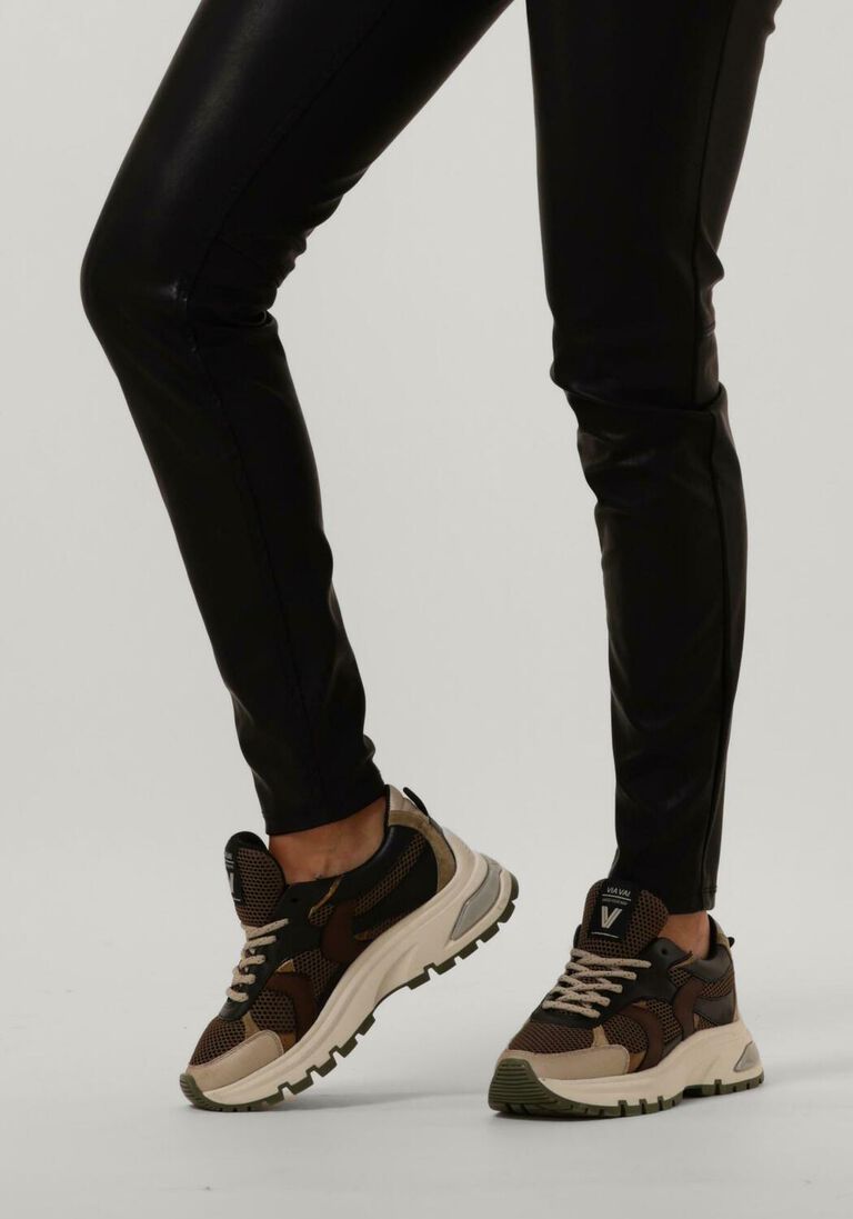 VIA VAI bruine via vai lage sneakers liz ivy