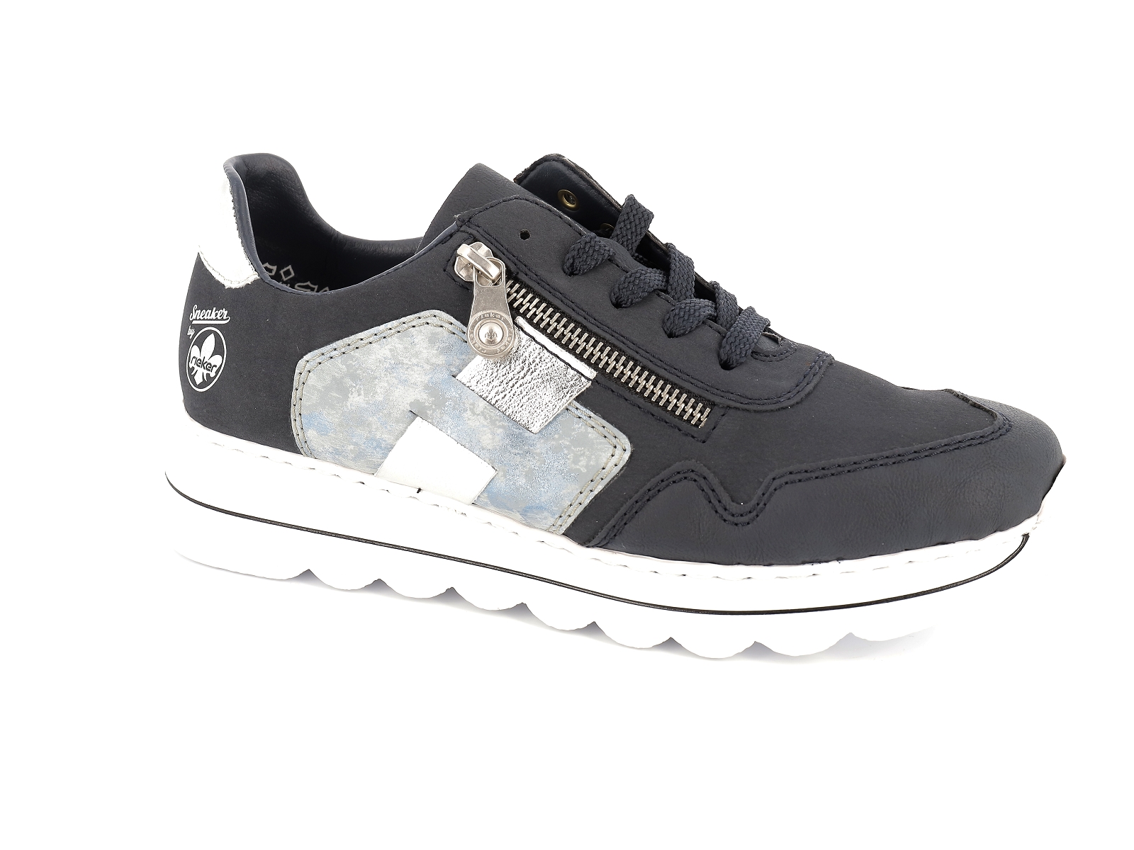 Rieker-L3312 Synthétique Multi Bleu