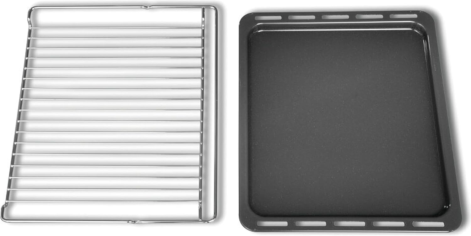 Bauknecht BAK5S KP8V2 BLG Einbau-Backofen mit Pyrolyse und Dampffunktion (71l) /Heißluftbackofen mit 11 Funktionen/Gentle Steam/PowerHeißluft/Multi-Level-Kochen, Schwarz, Schwarzglas