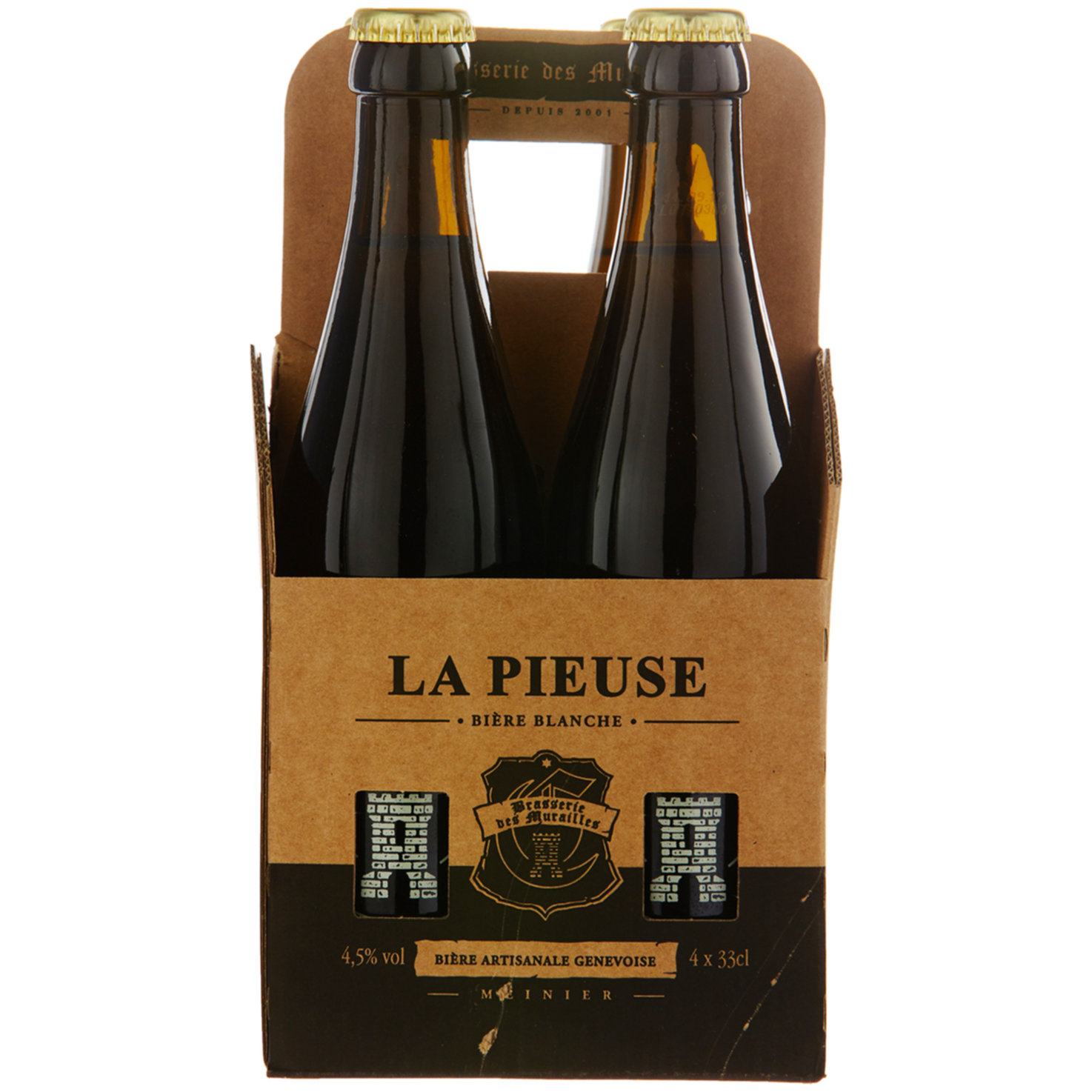 Murailles Bier La Pieuse blanche 4x33cl -132cl
