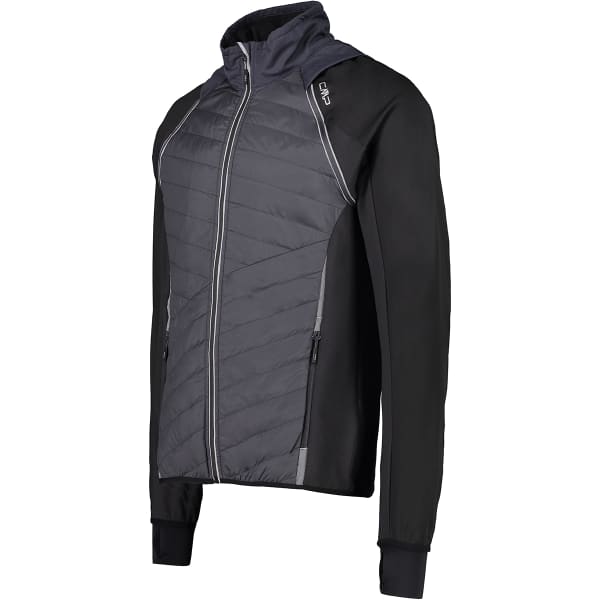 Veste polaire CMP MAN JKT WITH DETACHABLE SLEEVES ANTHRACITE