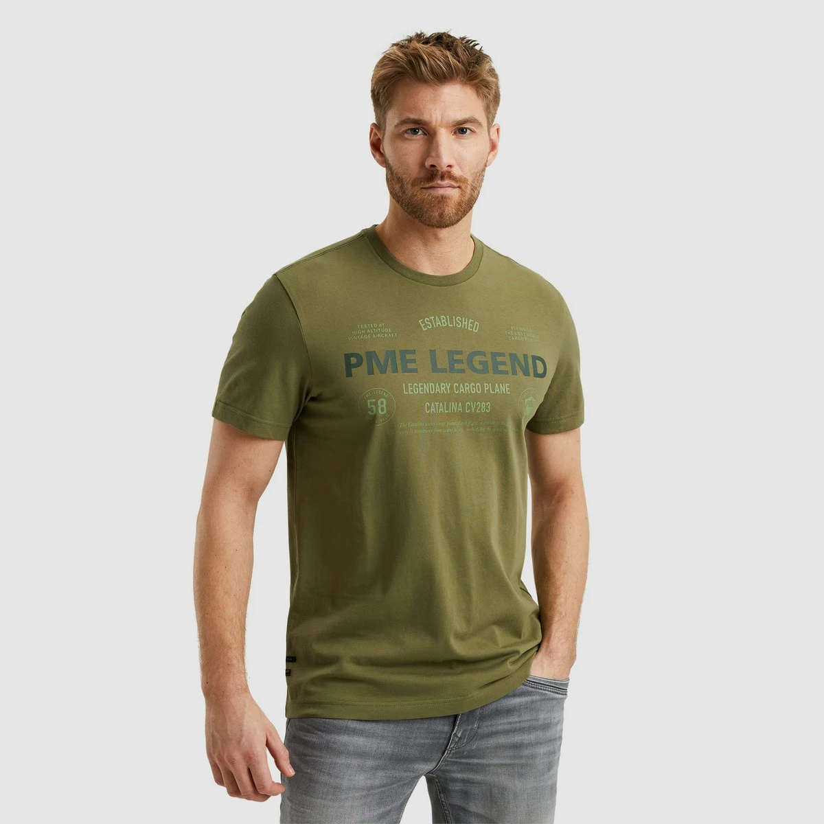 Heren T-shirt M-1050-TSR688